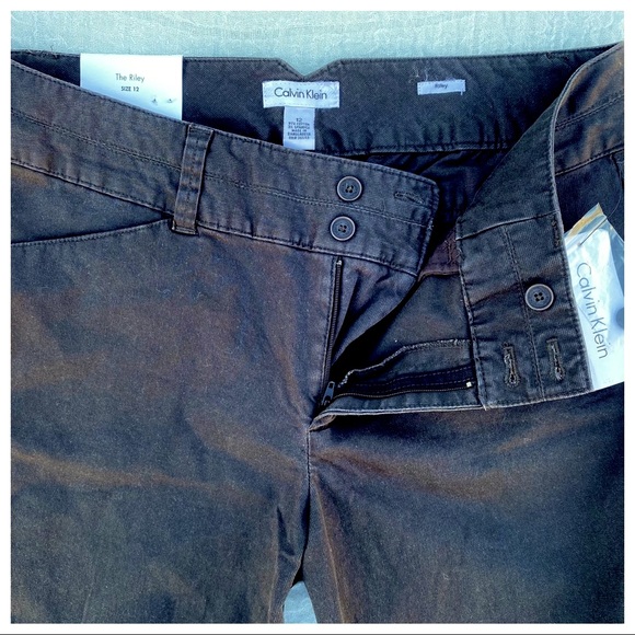 NWT Calvin Klein “The Riley” High Rise Waist Flare Leg Dress Jeans Slacks Pants - Picture 16 of 16